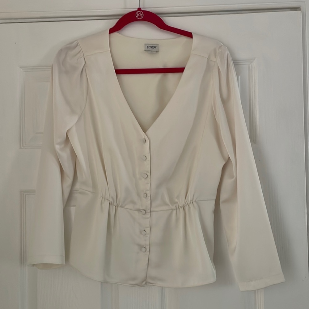 EUC JCrew blouse. Sz 6